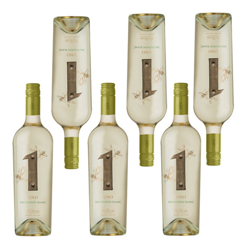 Vino Uno Sauvignon Blanc Antigal Caja X 6 750ml Local