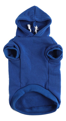 Sudadera Hoodie Con Capucha Para Perro Gato Ropa Azul Xl