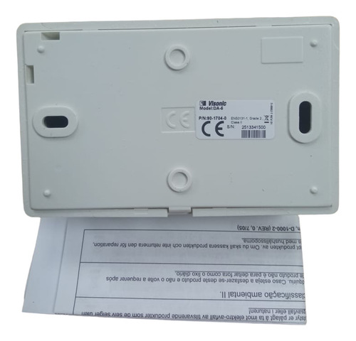 Visonic Sensor De Movimiento Anti-mascota Inalambrico Da-5