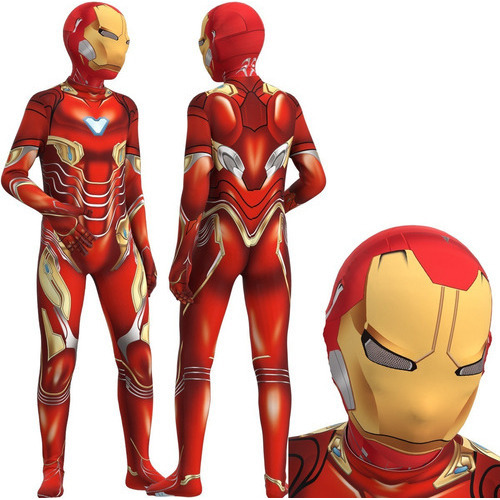 Los Vengadores Iron Man Mono Traje Cosplay Para Niños Adulto