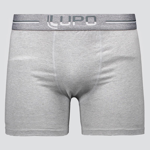 Cueca Boxer Lupo Anatomic Shape Cinza Mescla