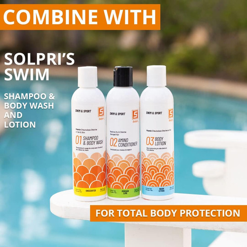 Solpri Swimmers Cloro Vitamina C Shampoo Para Lavagem Corpor