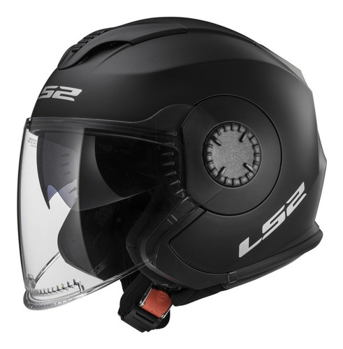 Casco Ls2 Of 570 Verso Track Matt Black La Cuadra Motos