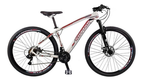 Imagem 1 de 1 de Mountain bike Sutton Extreme 2018 aro 29 17" 21v câmbios Shimano Tourney TZ31 y Shimano Tourney TZ31 Index cor branco/vermelho