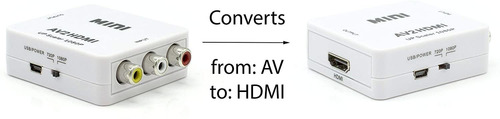 Convertidor De Rca A Hdmi (convertidor De Analogico A Dig...