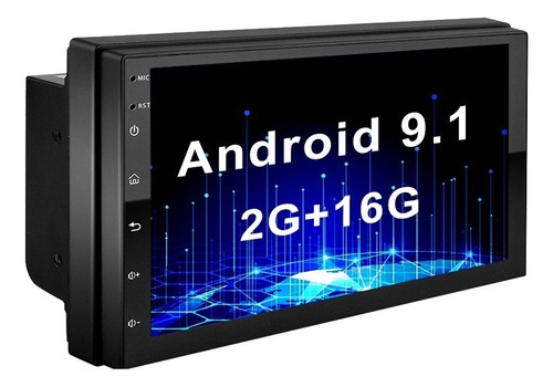 S 2din 7'' Android 9.1 Coche Mp5 Jugador 2+16g Con Wifi Gps
