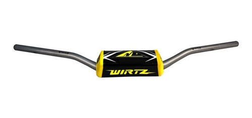 Imagen 2 de 9 de Manubrio Atv Wirtz Fatbar Universal Negro Wr5 28,6 Mm