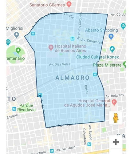 Imagen 5 de 19 de Monoambiente Al Frente En Almagro Venta