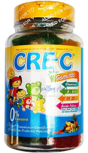 Cre-c Vitaminas Para Niños Compleme - Unidad a $565