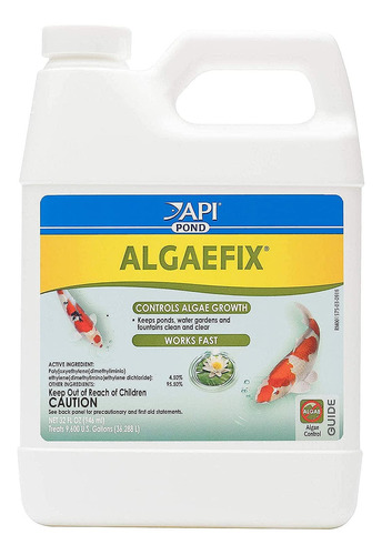 Api Pond Algaefix - Solución De Control De Algas, Botella .