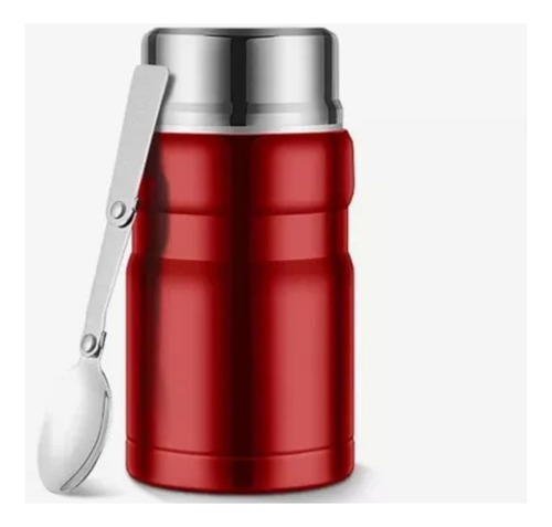 Termo De Comida Con Cuchara Acero Inoxidable 750 Ml