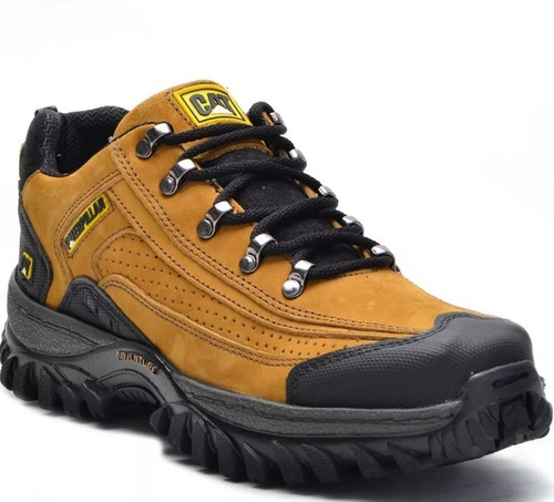 Bota Tenis Masculina Caterpillar Couro Cat Cano Baixo Top+ | Mercado Livre