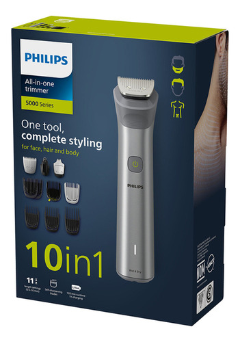 Corta Barba Philips Mg5920/15 Multigroom 10 En 1 Seco Humedo