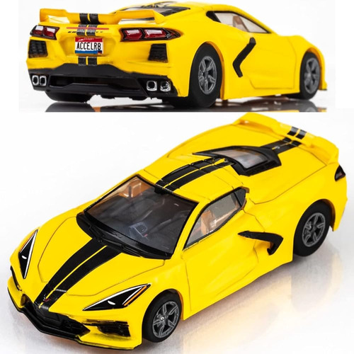 Afx/racemasters Corvette C8 Accelerated Yellow Afx22013 Ho S