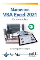 Comprar Macros Con Vba Excel 2021 ( Libro Nuevo Y Original )
