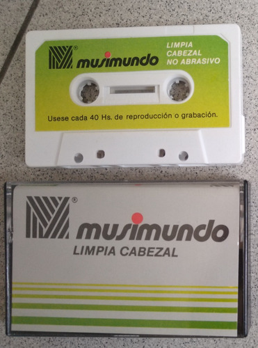 Cassette Limpiador D Cabezales Grabación Casetera Audio