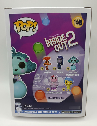 Funko Pop Envy (envidia) 1449 Intensamente 2 Disney (Usado)