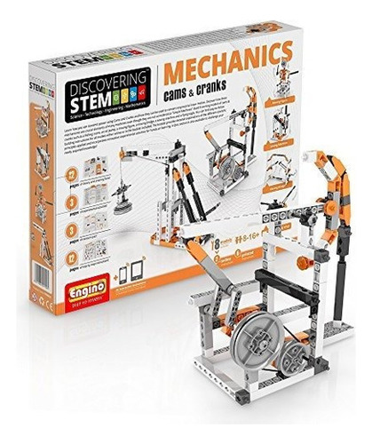 Engino Discovering Stem Mechanics Cams Y Cranks Kit De Const