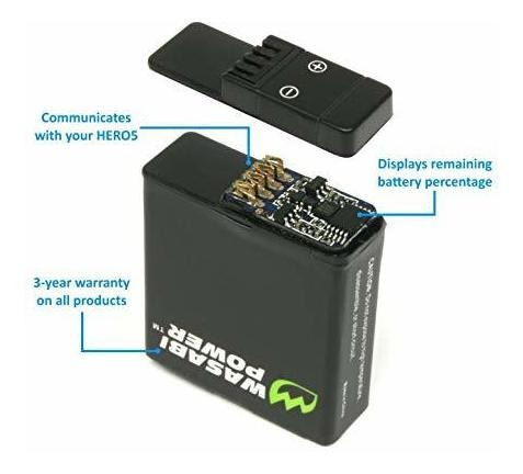 Imagen 6 de 6 de Bateria Para Gopro Hero 8 Black 7 6 5 Negro