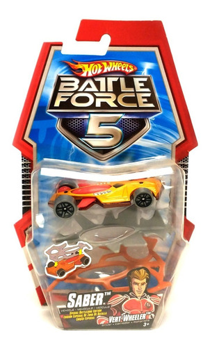Hot Wheels Battle Force 5 Saber Orange P4335  Canalejas