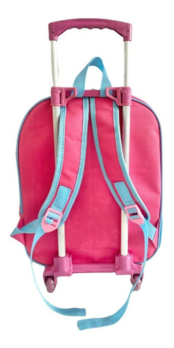 Imagem 5 de 10 de Kit Mochila Infantil Minnie Mouse Lisa M Rodinhas Menina F5