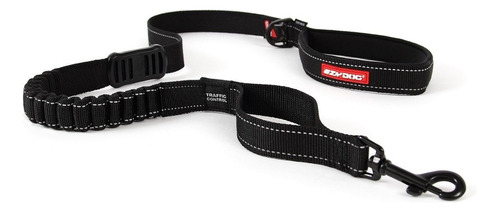 Correa Perro Zero Shock Ezydog Para Control Y Entrenamiento Color Negro