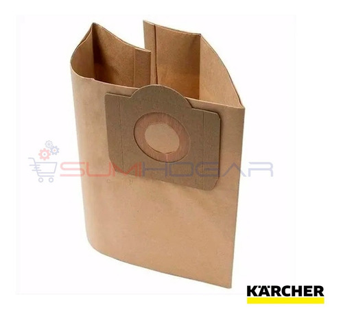 Imagen 2 de 5 de 5 Bolsas De Papel Aspiradora Karcher Wd3-se4001-nt 20