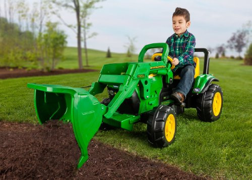 Juguete, Triciclo Tractor Con Cargadora Delantera Para Ninos