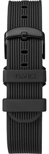 Timex Metropolitano Hebilla Negra De 0787 En De Correa