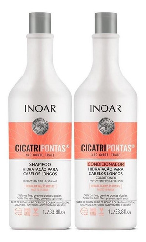 Inoar Cicatripontas Cabelos Longos Shampoo + Condicionador