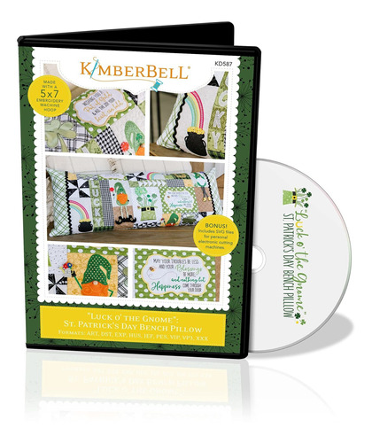 Kimberbell Luck O' The Charm: San Patricio Banco Almohada Cd