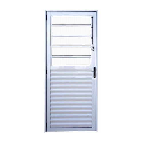 Porta Basculante 210x090 Branco Lado Direita L.25