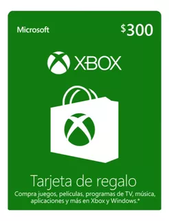 Tarjeta Xbox 300