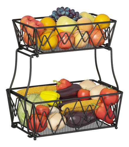 Frutero Organizador Metálico Para Cocina Moderno Domestico