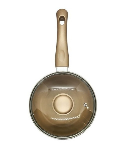 Imagen 3 de 4 de Cacerola Aluminio Con Mango Y Tapa 18cm Volt Larhaus