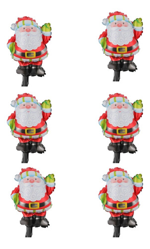 Set Combo Globos Navidad Papa Noel 