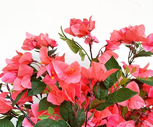 Paquete De 8 Tallos De Flores Artificiales Ramas De Buganvil