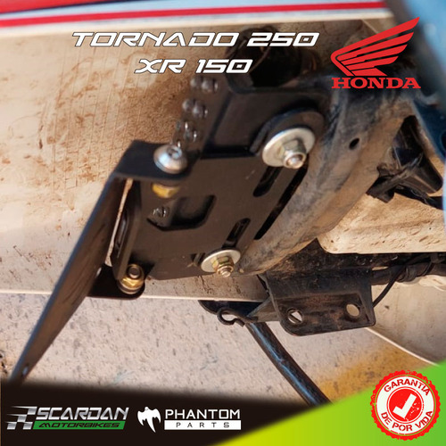 Portapatente Rebatible Honda Tornado 250 Xr150 190 P Luzled
