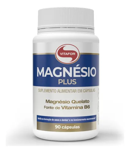 Magnésio Plus 90 Cápsulas Vitafor
