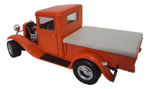 Miniatura Ford Pick-up Pro Street 1934 - Road Signature 1:18 Laranja (Usado)