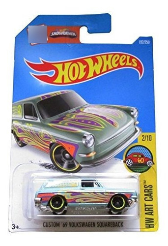 Hot Wheels 2016 Hw Art Cars Custom 69 Volkswagen Squareback 