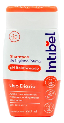 Intibel Shampoo Higiene Intima Uso Diario Natural 220 Ml Sfn
