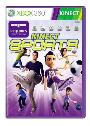 Kinect Sports 1 Xbox 360 Original Tem Boliche Lacrado Port.