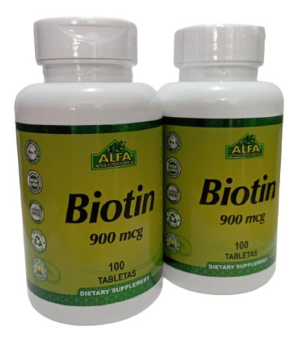 2 Biotina 900mcg X 100 Alfa - Unidad a $40000