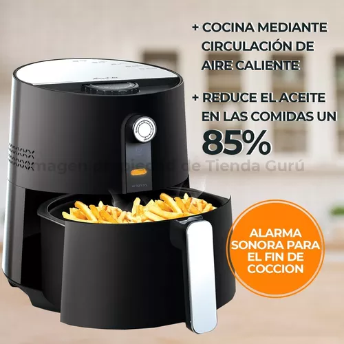 Freidora Eléctrica Deep Fry Smart Tek 2 Litros Aceite Color Negro