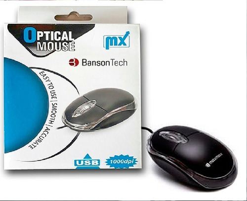 Mouse Ópticoptico Banson 800 Com Fio Usb Alta Resolução.