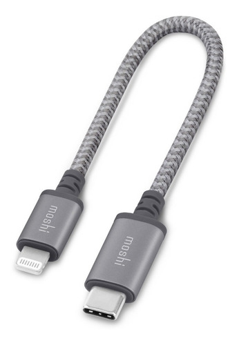 Cable Moshi Integra Usb-c Con Cable Lightning 0.25 M - Gris