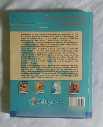 Mejora Tu Comprension De Lectura Razonamiento Verbal (Usado)