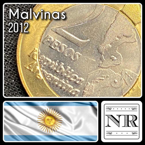 Argentina - 2 Pesos - Año 2012 - Cj #7.10.1 - Malvinas