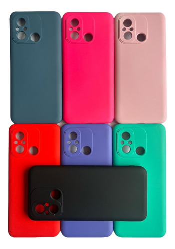 Carcasa Funda Para Xiaomi Redmi 12c Silicona De Color